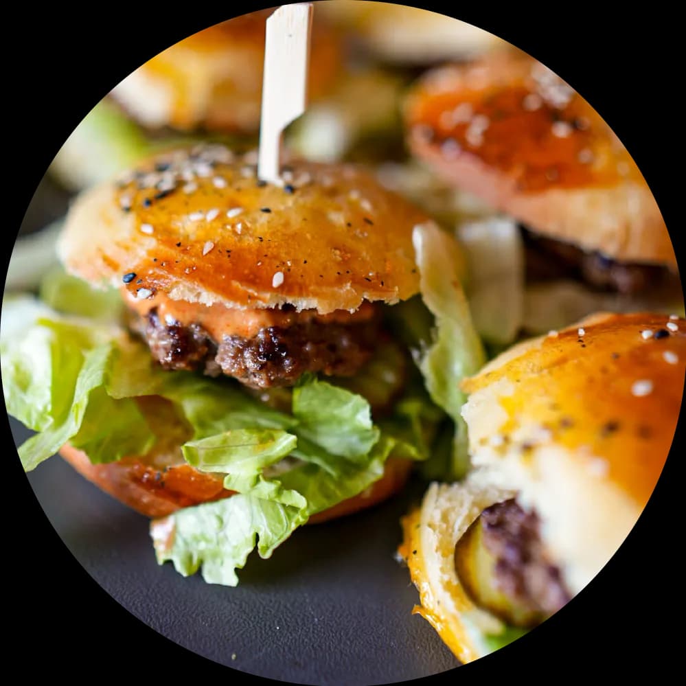 miniburger wołowy a la big mac