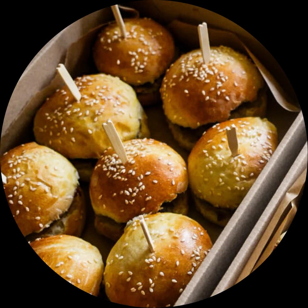 miniburger wegetariański